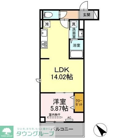 セレスティア西台Bの物件間取画像